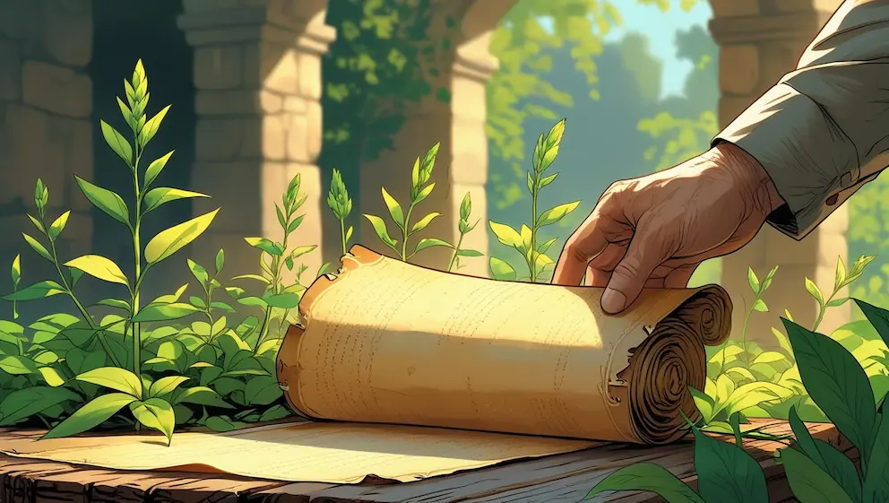 acte main, plantes