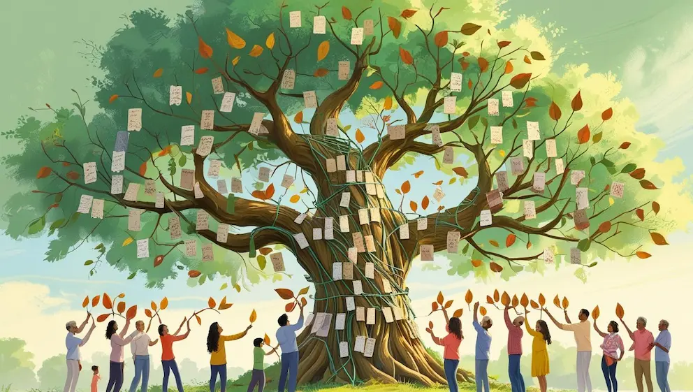 recherche arbre généalogique, nature